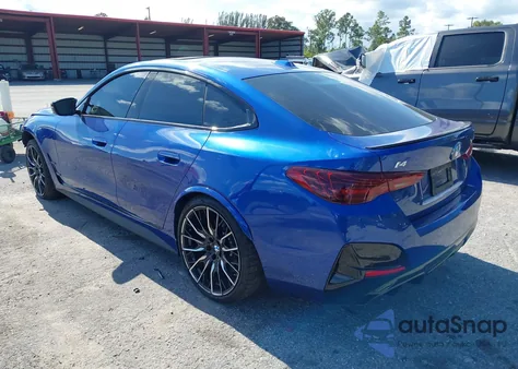 2025 BMW I4 Gran Coupe M50 z USA, uszkodzony, nr VIN WBY33HD07SFU48053